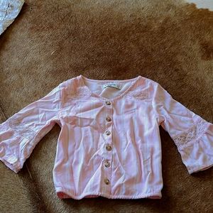 Girls Abercrombie bell sleeve top